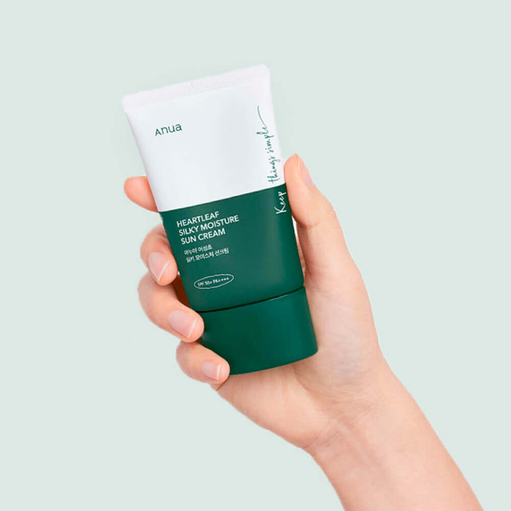 Anua Heartleaf Silky Moisture Sunscreen SPF 50+ PA++++ (50ml)