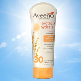 Aveeno Protect + Hydrate Sunscreen Lotion with SPF 60 (88ml)