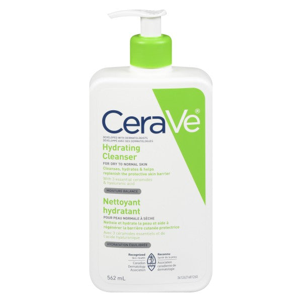 CeraVe Hydrating Cream-to-Foam Cleanser 562ml