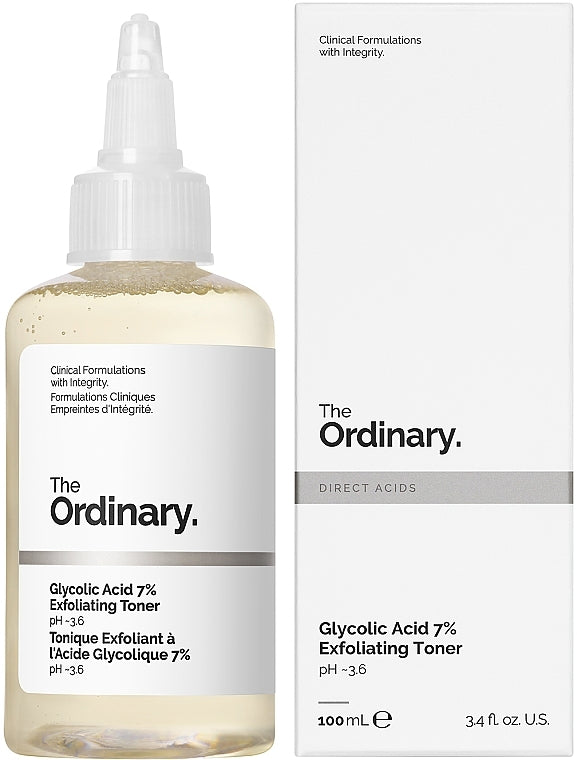 The Ordinary Glycolic Acid 7% Exfoliating Toner 100ml