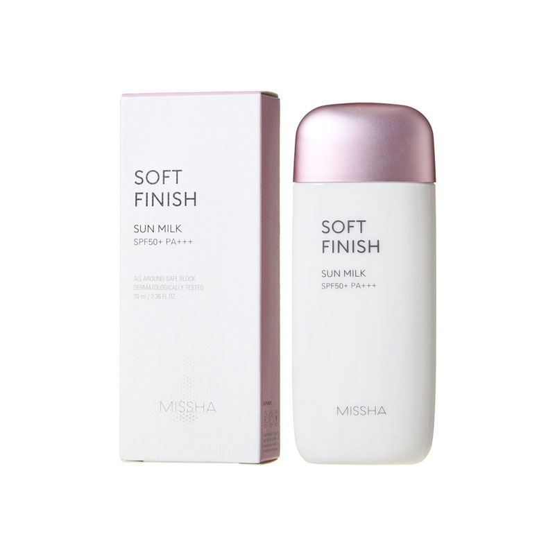 Missha Soft Finish Sun Milk SPF50+ Pa+++ 70 ml - Image 2
